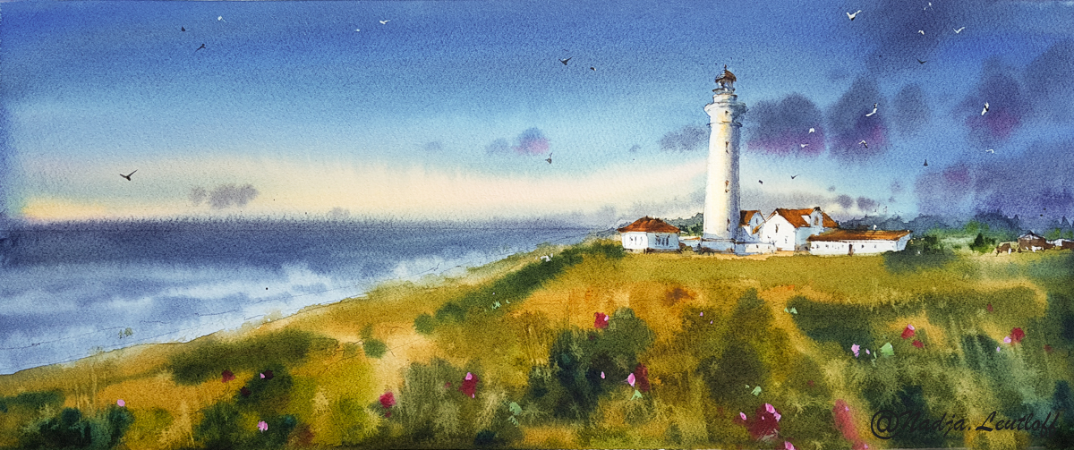 [Надя Лойтлофф] Акварельный марафон _Свет маяка_ (_0.jpg